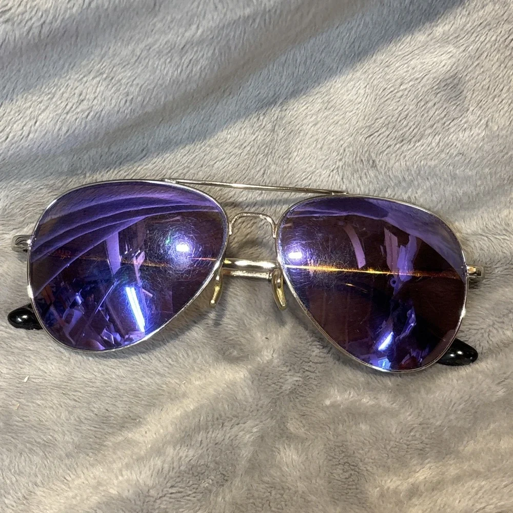 Bajio Soldado Sunglasses, Silver Gloss Frame, Rose Mirror Polycarbonate Lens Cas